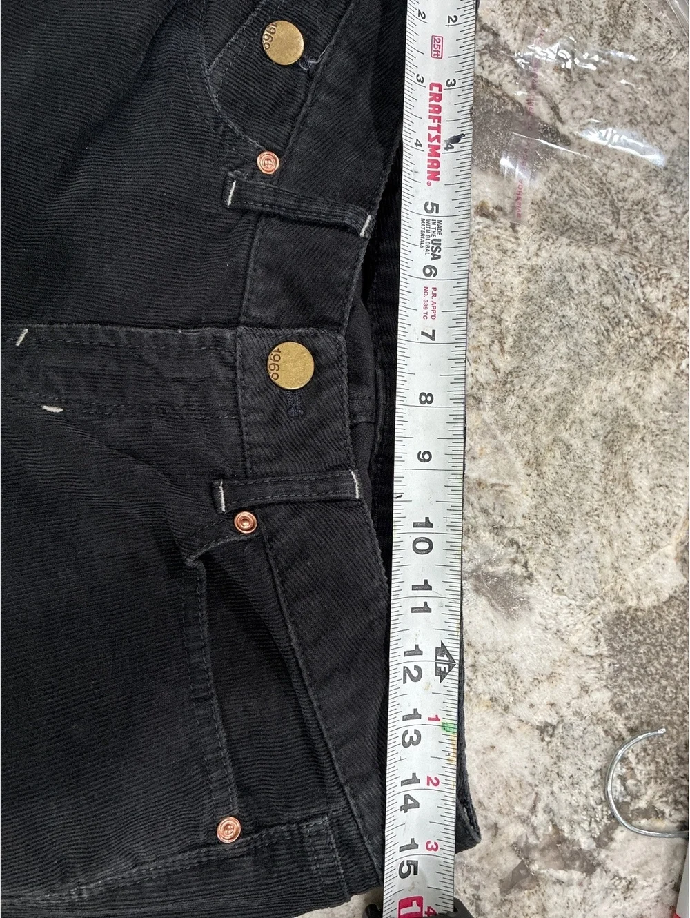 Women’s Gap 1969 Sexy Boot Black size 10 Corduroy Pants